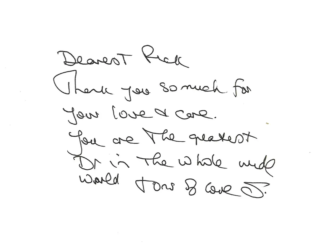Note from Suanne